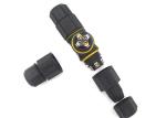 20A Wire Splitter Waterproof Power Connector 3 Pin T Type IP68 Connector
