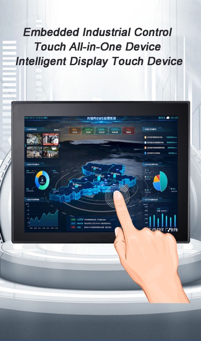27 inch Factory Customizable Embedded Industrial panel PC Fanless Computer Waterproof All in One Touch Industrial Pc