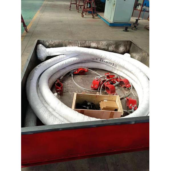 3"900LB Flanged 3 1/2" ID High Pressure Coflexip Hose 5000 Psi Fire Retardant Hose For Oil Field API 16C