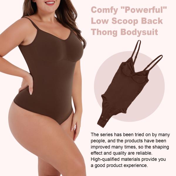 HEXIN 5XL Bodysuit Seamless Shapewear for Tummy Control and Breathable Fabric in 2023