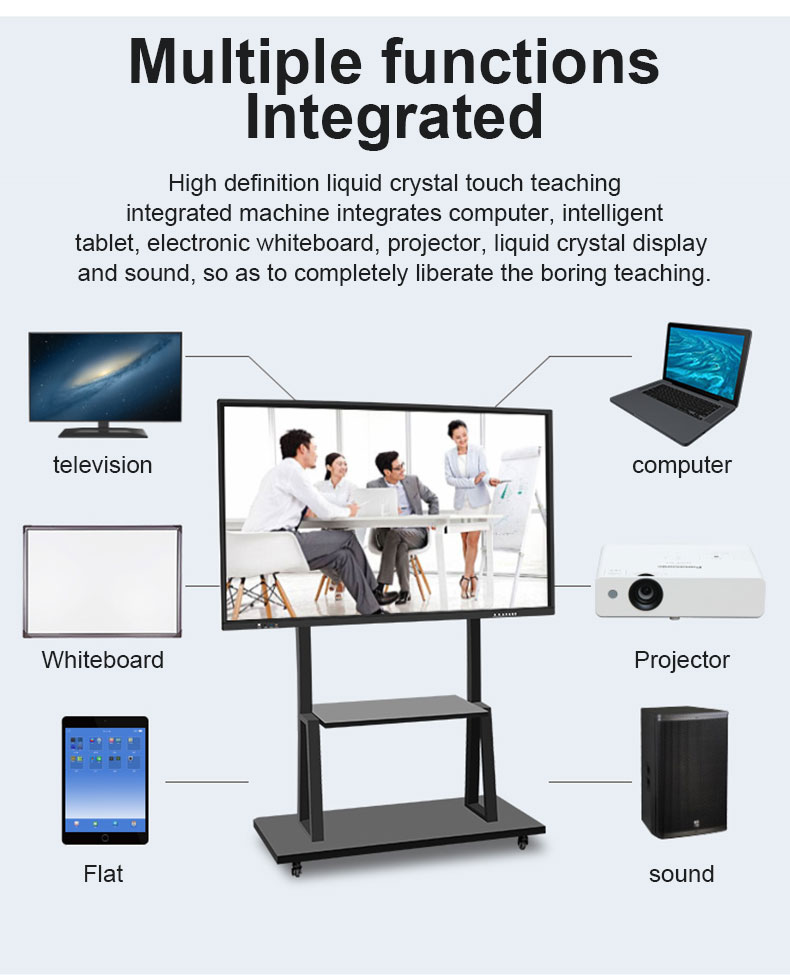 Infrared 20 Points Digital Interactive Whiteboard Smart Board For Teaching