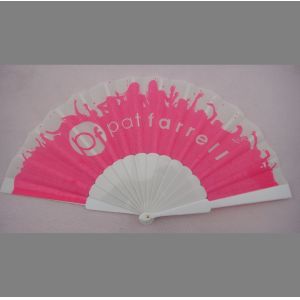 Buy cheap Promotion Plastic Folding Hand Fans / Custom Wedding Hand Fans product