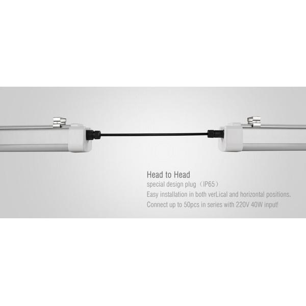 Warehouse Batten 30w 40w 60w Ip66 Tri Proof Exterior Linear Led Lighting