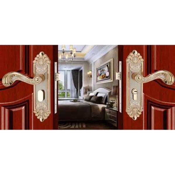 Dummy Bathroom AC Finish Zinc Alloy Door Handle Reversible