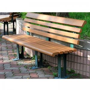 China Outdoor WPC Bench Wood-Plastic Composite WPC Garden Bench Easy Installation on sale