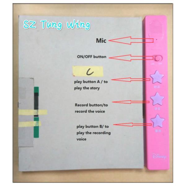 Automatic Recording And Playback Module For childrens sound books for Kids Learning