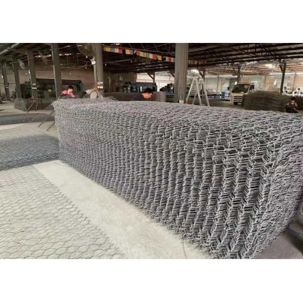 PVC Coated Steel Double Twisted Hexagonal Wire Mesh 2.0 - 5.0 Mm Wire Diameter