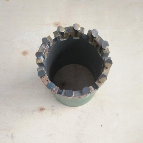 BW NW HW PW Impregnated Diamond Casing Shoe Bit Crown Type 8mm