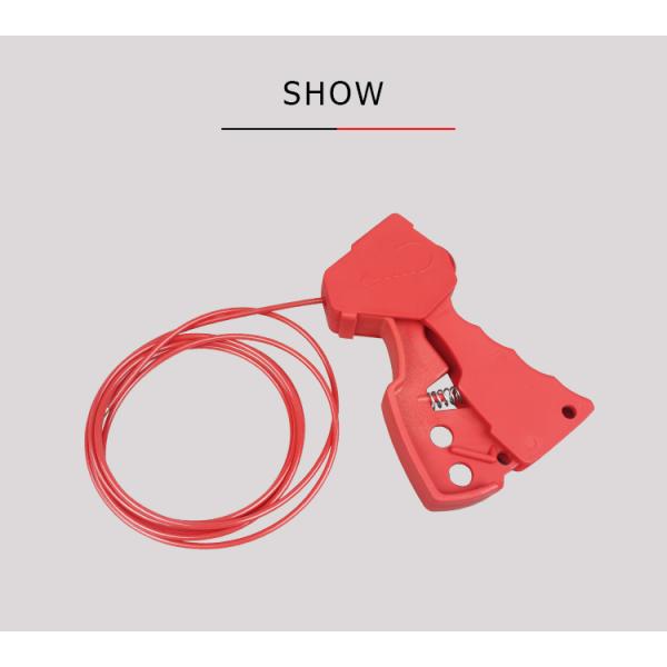 BOSHI Industrial Material Nylon Pa Steel Safety Cable Lockout