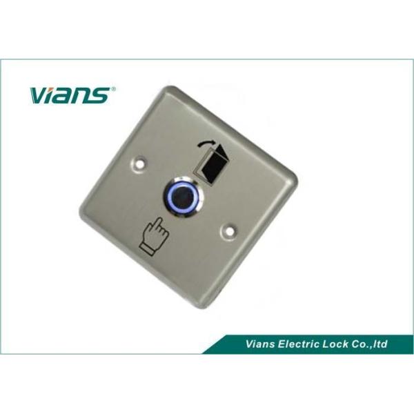 Door Exit Button Stainless Steel , Door Release Push Button With Light Luminous
