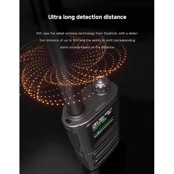 30om-6GHz Ultra-Wide Detection Range Anti for Threats Handheld Drone Detector
