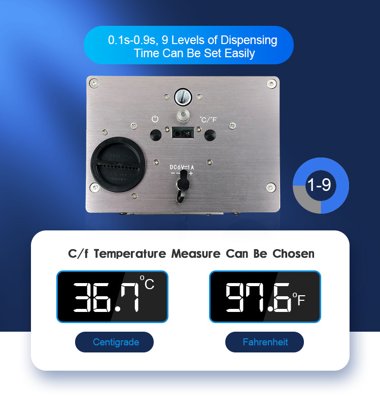 TF88 Hand Sanitizer Thermometer Dispenser Hand Washing Disinfection Kiosk