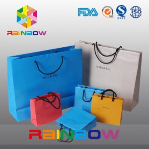 Buy cheap Biodegradable Printed Customized Paper Bags Shopping Gift Paper Bag With Logo Print product
