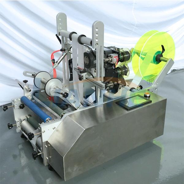 10-110mm Round Bottle Labeling Machine 220V Semi Automatic