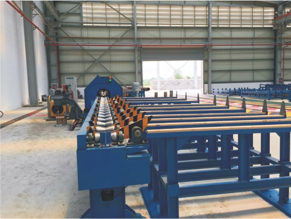 Integrated Cutting And Beveling Machine Pipe Preparation Line