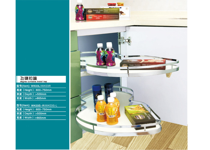 Chrome Plated Modern Kitchen Appliances Rack Holder Muti - Functional