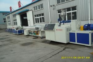 China Fully Automatic Plastic Pipe Extrusion Line With Siemens Motor on sale