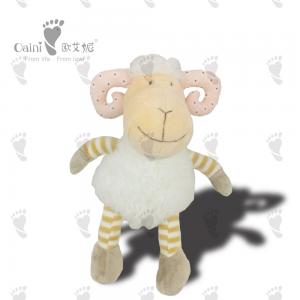 Buy cheap Soft PP Cotton Fabric Dog Toys Stuffed Plush Child Friendly Pets Dog Toy Goat product