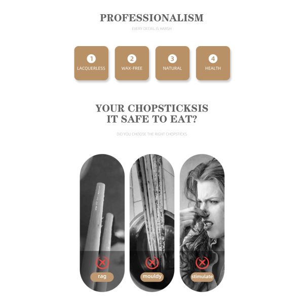 Flatware Type Chopsticks Eco-friendly Disposable Sushi Chopsticks Disposable Bamboo for Sushi