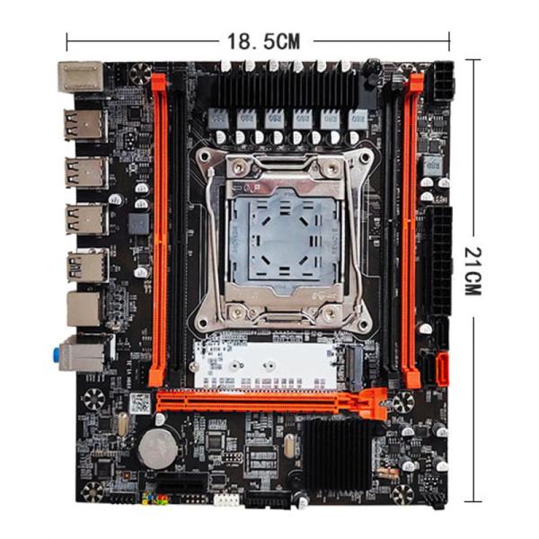 X99 Motherboard LGA-2011 X99H Desktop Mainboard E5 CPU DDR4 Ram M2 SSD