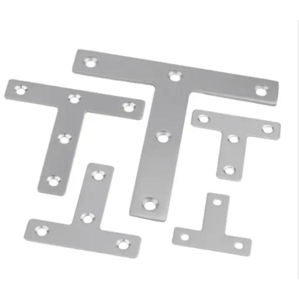 Black Powder Coating Wall Mount Corner Metal Angle Brackets For Wood Furniture