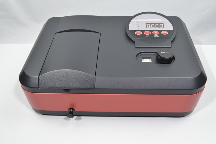 Manual Adjustment Wavelength Single Beam Visible Spectrophotometer 325-1000nm