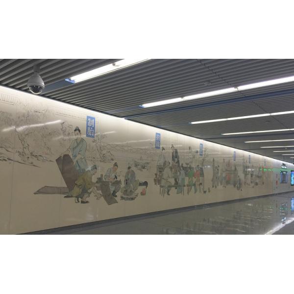 8.0mm Ceramic Coated Metal Sheet / Decorative Aluminium Sheet 6000mm length