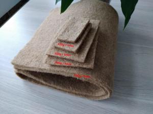 China Hot Sale 100% Biodegradable Natural Jute Material Felt Fabric for Seed Growing on sale