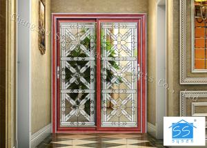 Buy cheap Building Clear Beveled Glass Window Panels  / Door Acid Etched Sound Insulation product