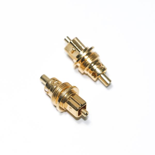 Monoluxtecs Optical Fiber Accessories , Toslink Metal Fiber Optic Connector