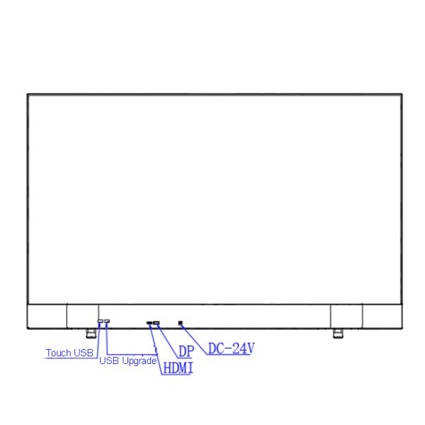 55 Inch Smart OLED 4K Information Kiosk Transparent OLED Display for Interactive Digital Signage