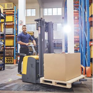 Apaidor Rider Counterbalance Pallet Stacker 2000kgs 6000lbs Powered Stacker