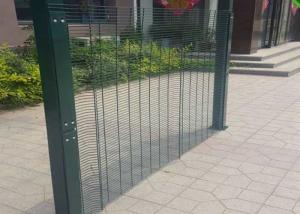 Buy cheap OHSAS 3mm Security Steel Fence Railway Station 358 Welded Mesh product