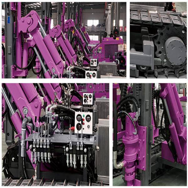 Surface Borehole Drilling Rig Mining Crawler DTH Drilling Rig Hydraulic Drilling Machine