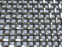 Flat Wire Intercrimp Wire Mesh For Decoration Square / Rectangular Aperture