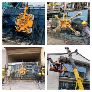 Buy cheap 400kg Electric Rotation Glass Panel Lifter Glass Vacuum Lifter With 4pcs Suckers product