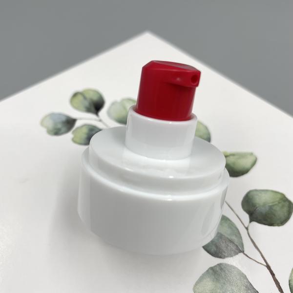 Customized Color Cream Pump Dispenser 24/410 Double Wall With MS Cap