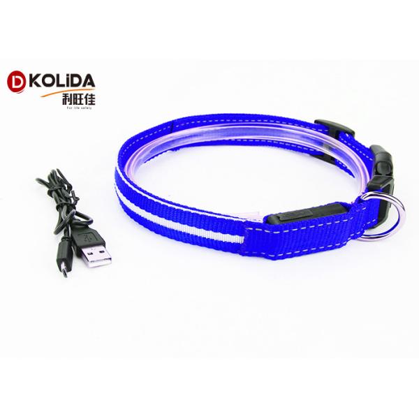 Luminous Night Flashing Glowing USB Rechargeable LED Dog Collar For All Seasons