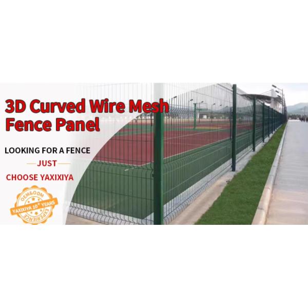 Custom 1/2-inch 1x2 6x6 Welded Garden Wire Mesh Fence Galvanized Steel Curved 3d Wire Mesh Fence
