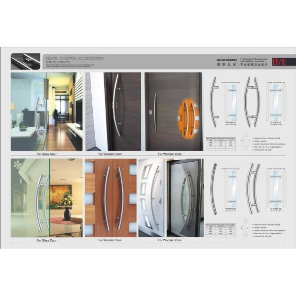 Sliding Glass Door Handle Set SUS304 No lock office door entry door push pull handles Interior or Exterior W-DH609