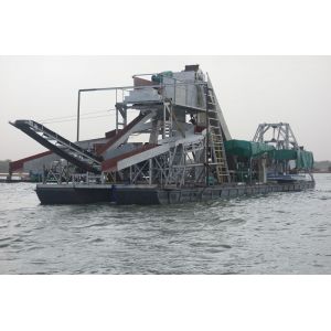 Diesel Power Diamond Dredge Hydraulic System With Pulsating Jigger