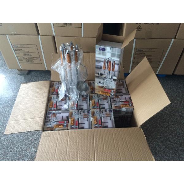 Sustainable Rotating Stand Kitchen Gadgets Nylon Kitchen Utensils Set with Performance
