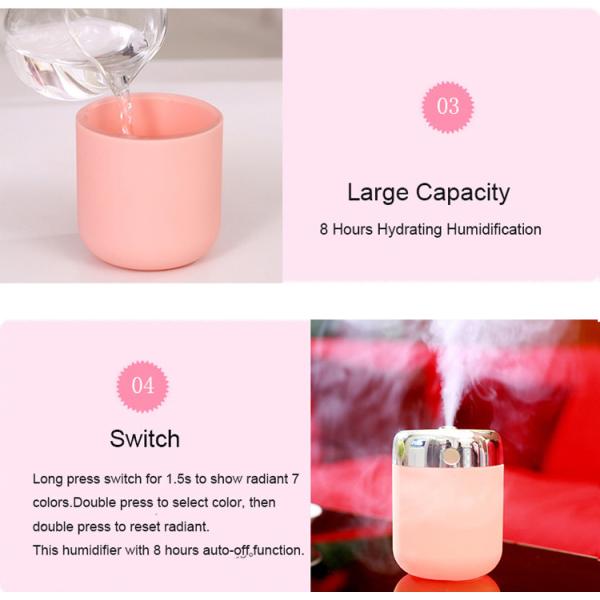 Mini Car USB Aroma Diffuser With Magic Projection Lamp