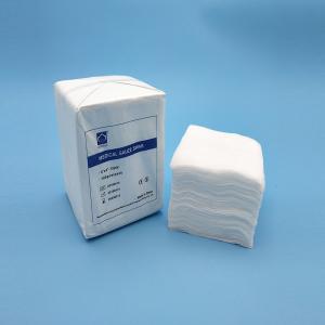 Buy cheap 4 x 4 Medical Absorbent sterile Pad x ray detectable Cotton gauze swabs product
