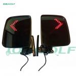 Buy cheap ABS Adjustable Golf Cart Mirrors With Turn Signals No Vibration For Golf Car Club Car product