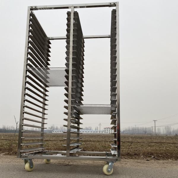 Quality High Temperature Resistant Ss Tray Rack Trolley 15layers OEM ODM for sale