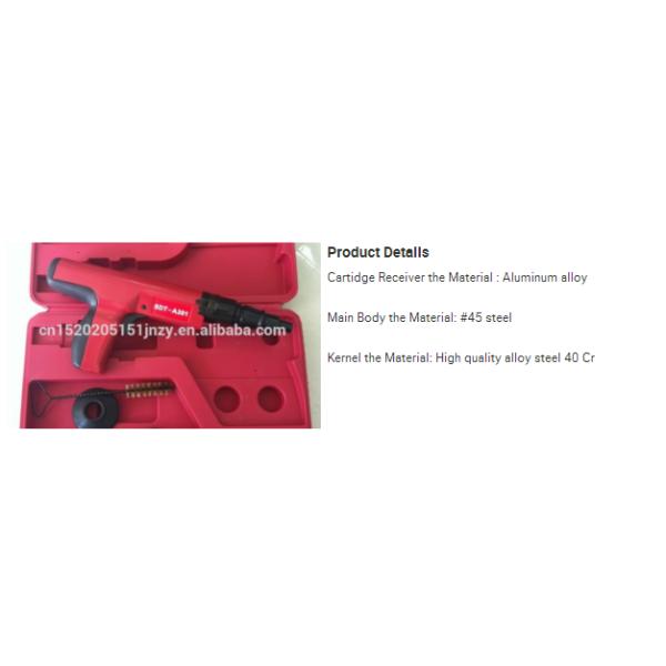 Semi - Automatic Powder Actuated Fastening Tool Powder Actuated Concrete Nailer