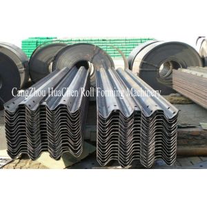 Φ100mm CNC Hydraulic Highway Guardrail Forming Machine