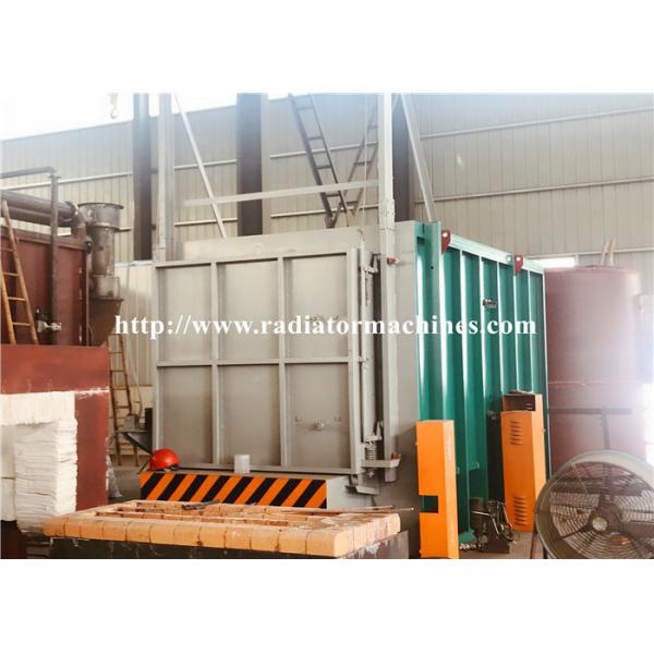 Industrial Resistance Bogie Hearth Furnace , Car Bottom Furnace Tilting Bogie
