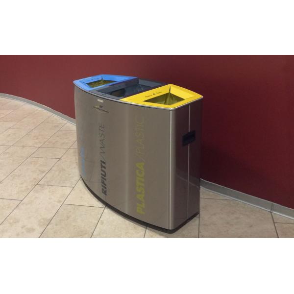 ISO14001 Community Rectangular Outdoor Trash Cans